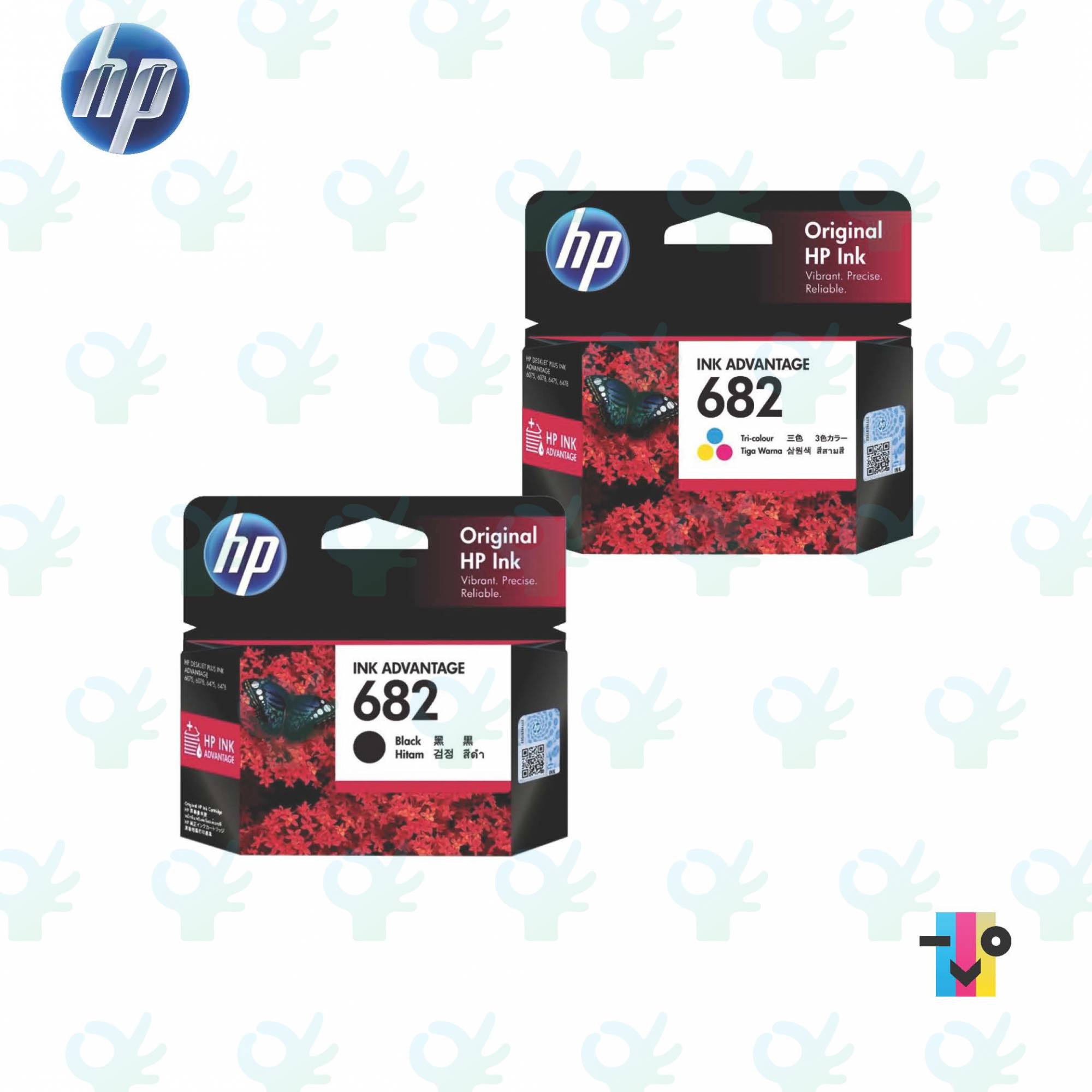 Ofiskita HP 682 Black / Tri Colour / Black & Tri Colour Set